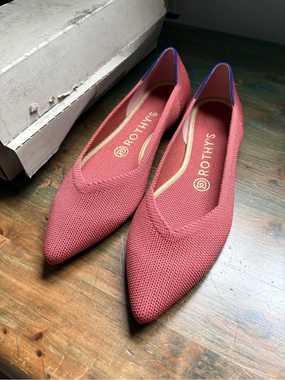 Rothy's Women's The Point Flat in Copper